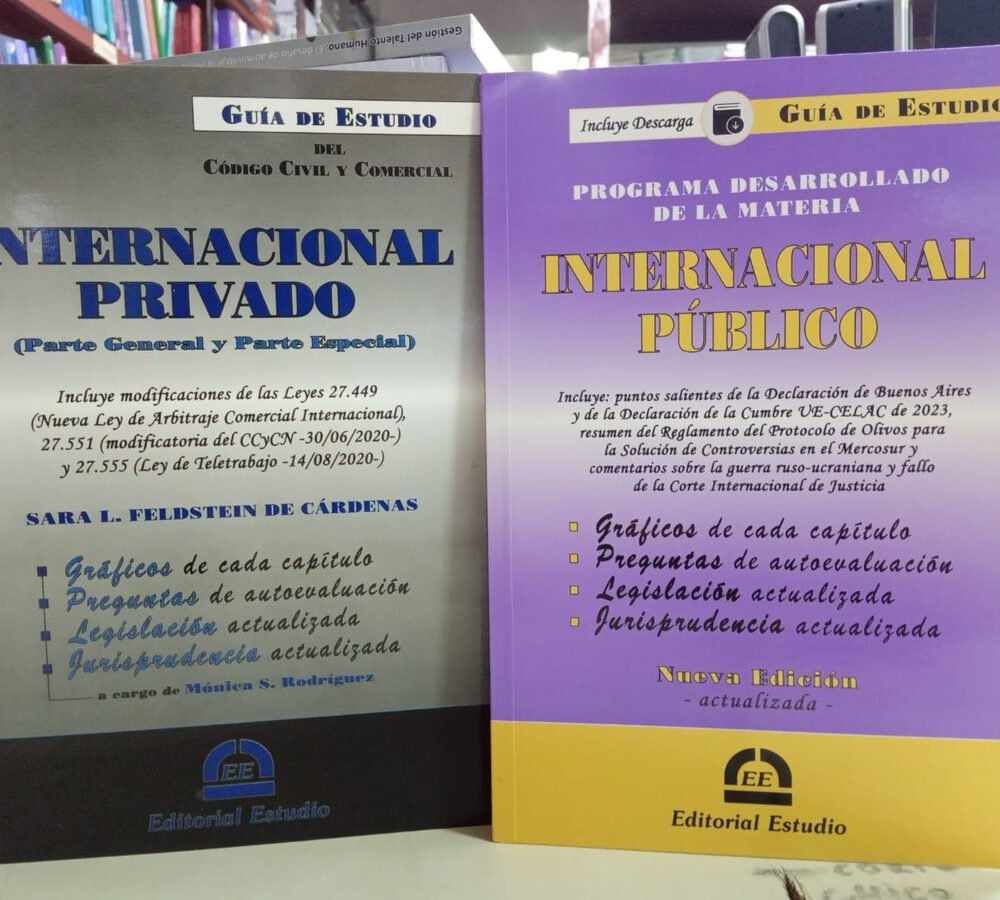 Combo Guia De Estudio Internacional Privado + Publico