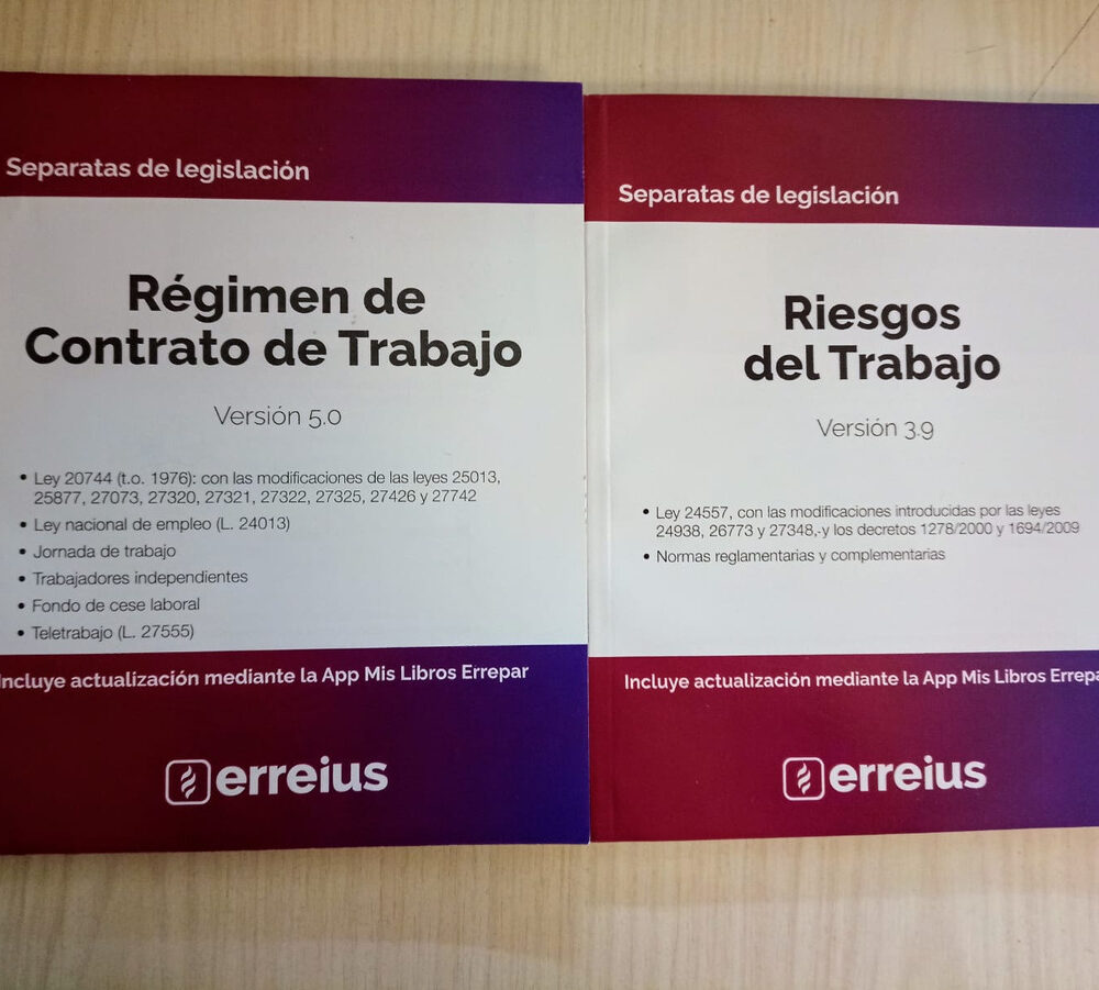 Riesgos Del Trabajo + Regimen De Contrato De Trabajo