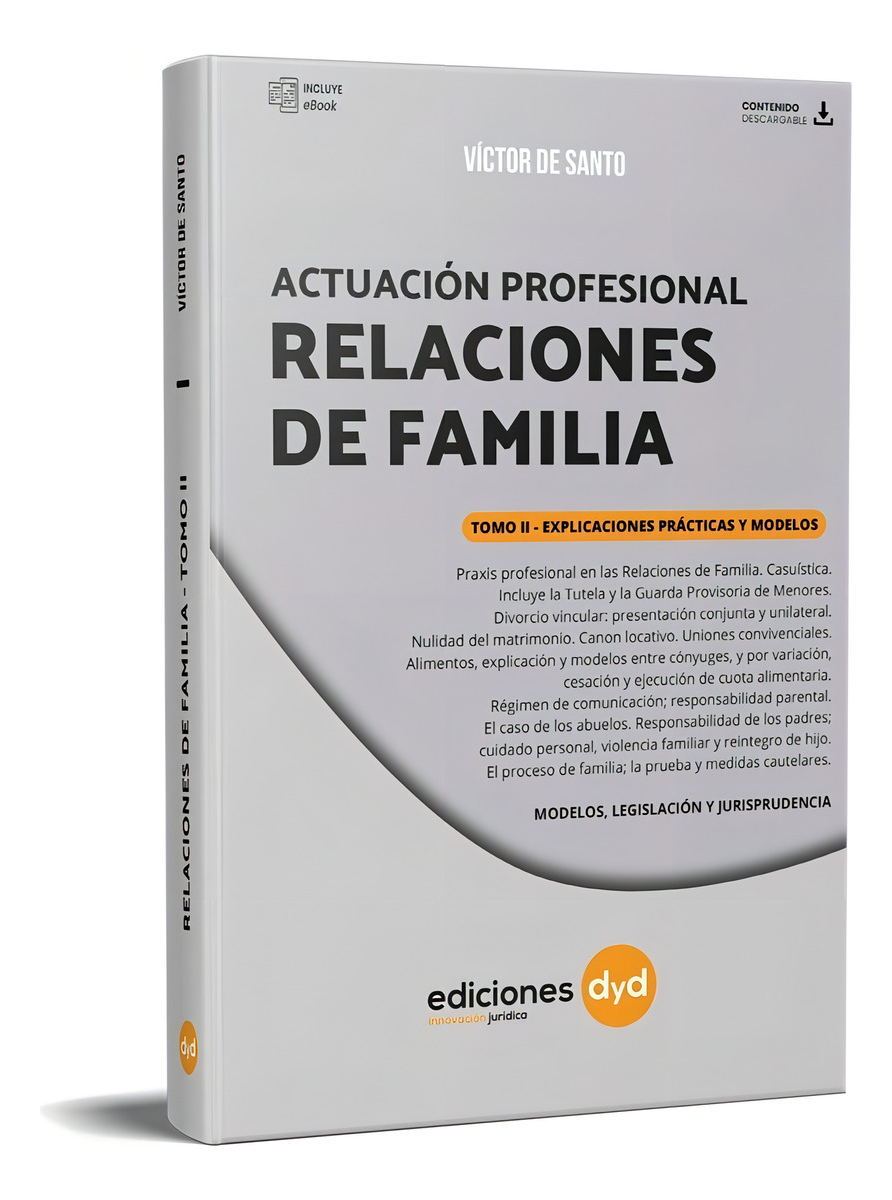 Actuacion Profesional Relaciones De Familia Tomo 2