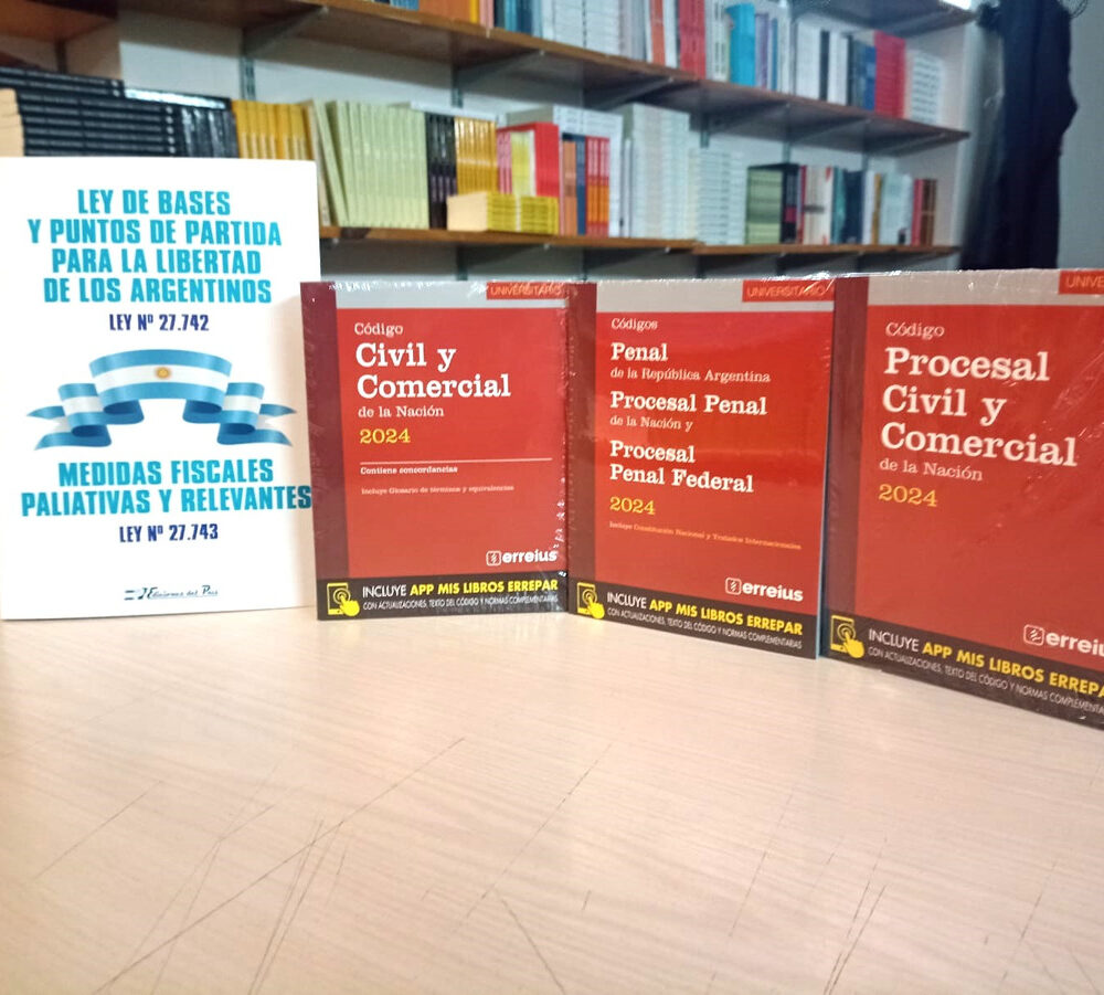 Combo Codigo Civil + Penal + Procesal Civil + Ley De Bases