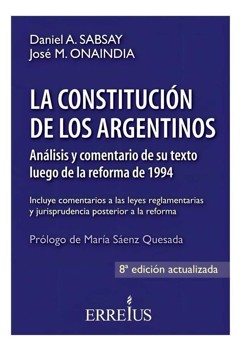 Libro La Constitución De Los Argentinos - Errepar