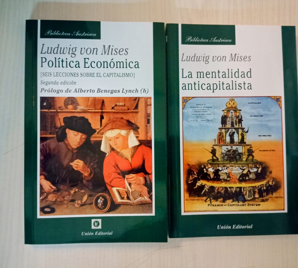 Combo De Libros De Ludwig Von Misses, De Ludwig Von Misses. Editorial Union, Tapa Blanda, Edición Ultima Edicion En Español