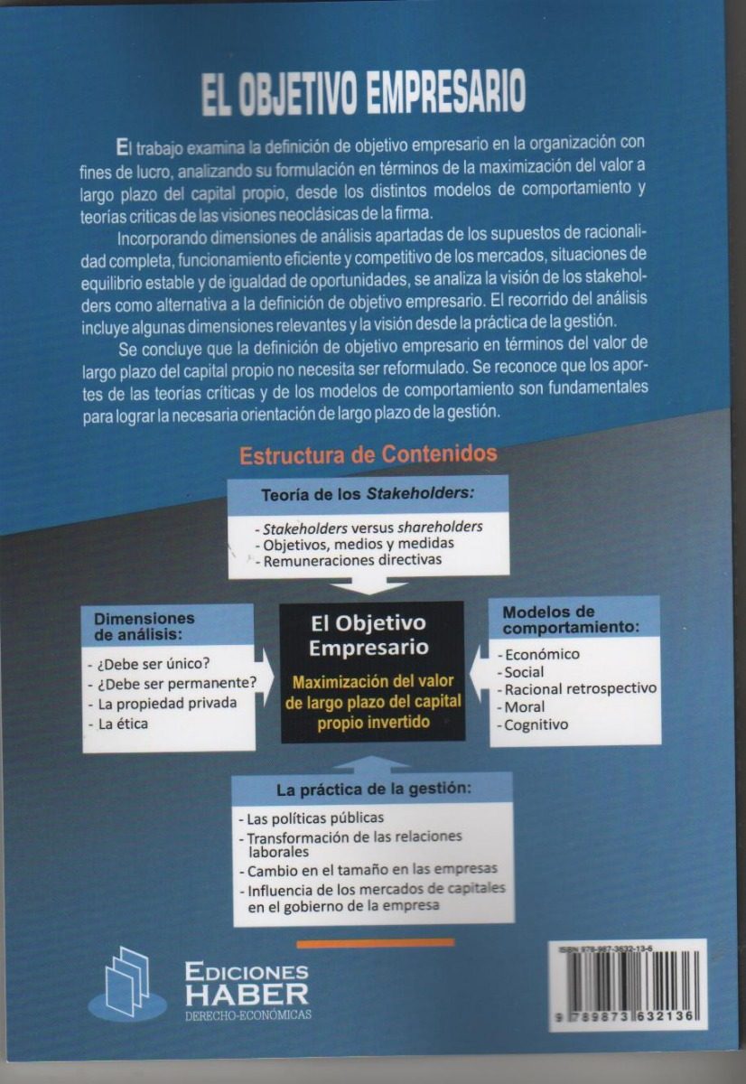 El Objetivo Empresario Un Análisis Critico Desde Los Modelos