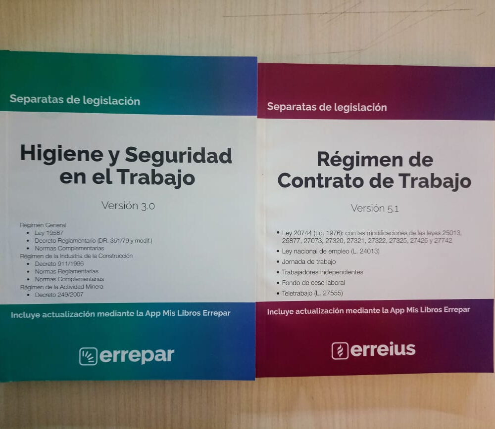 Combo Higiene Y Seguridad + Regimen De Contrato Trabajo