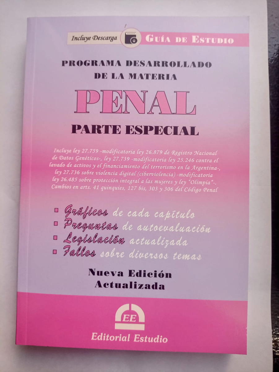 Guia De Estudio Penal Parte Especial Ultima Edicion