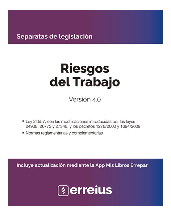 Riesgos Del Trabajo Separatas Ultima Edicion