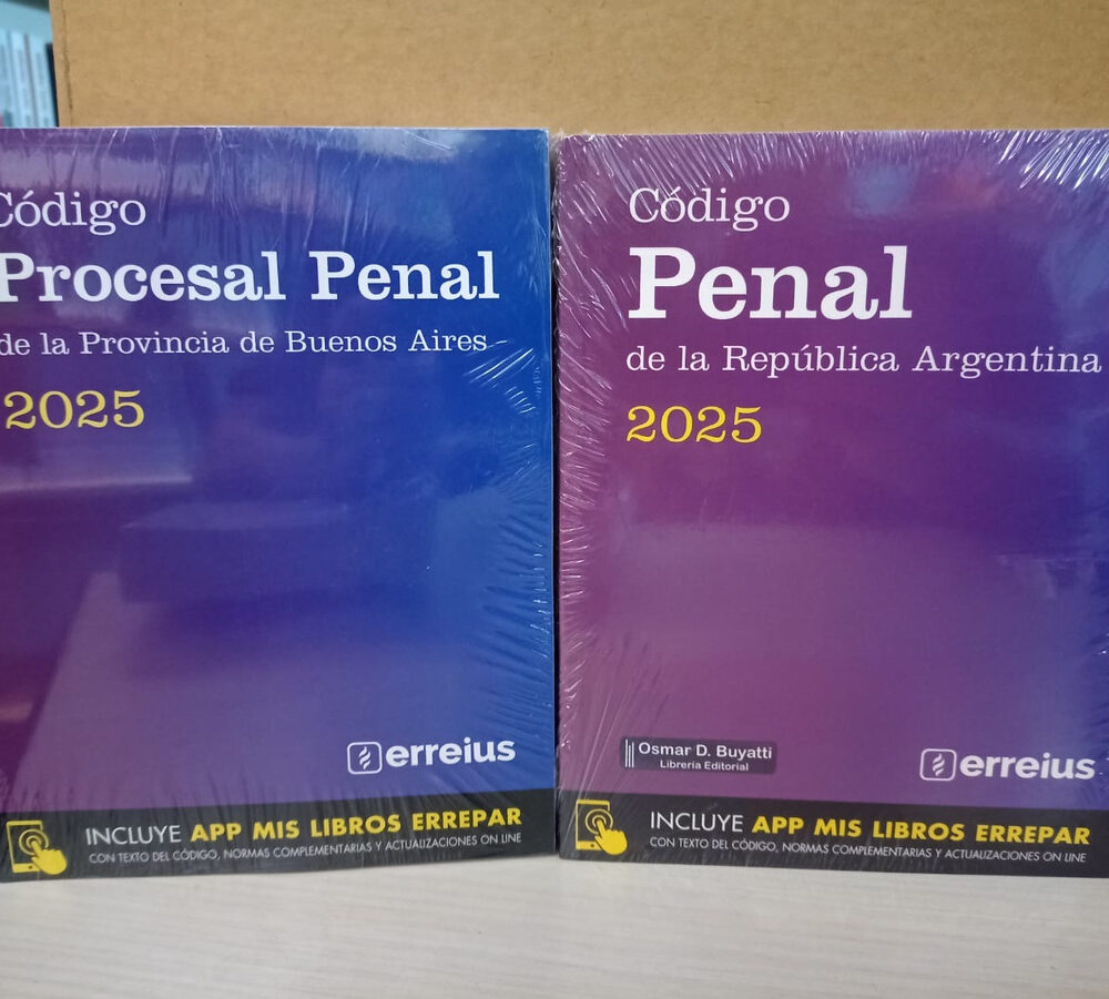 Combo Codigo Penal + Procesal Penal Provincia