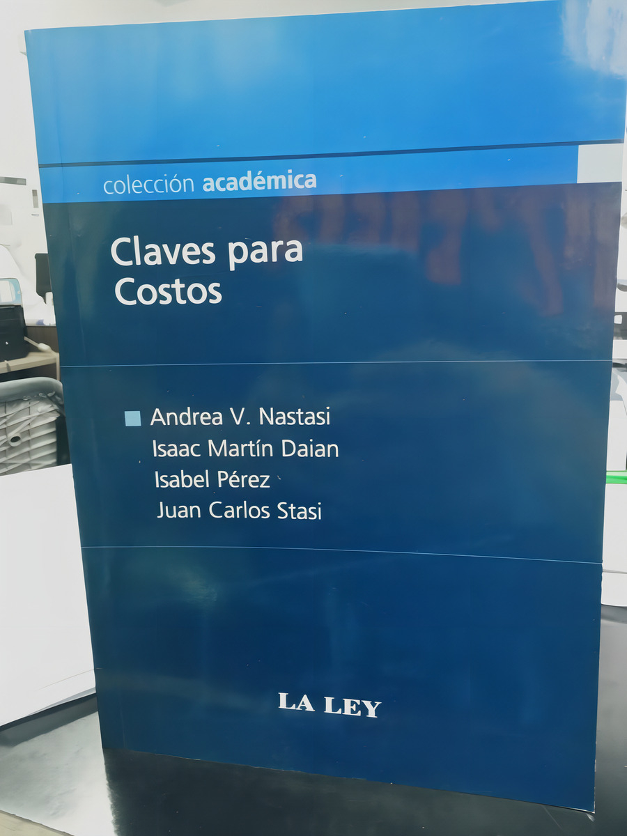 Claves Para Costos, De Andrea Nastasi. Editorial La Ley, Tapa Blanda En Español, 2015