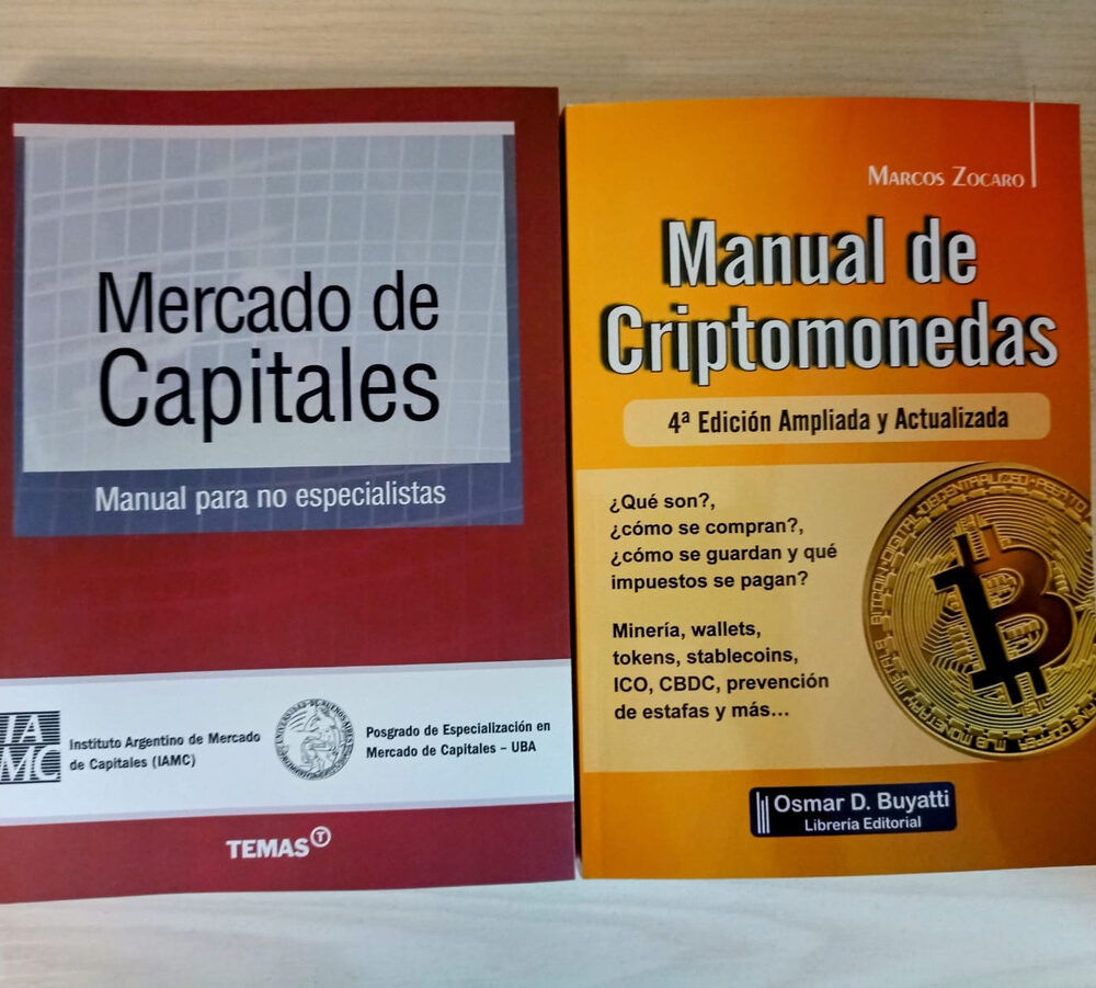 Combo Manual De Criptomonedas + Mercado De Capitales