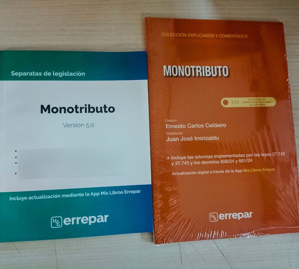 Combo Monotributo Explicado Y Comentado + Separata