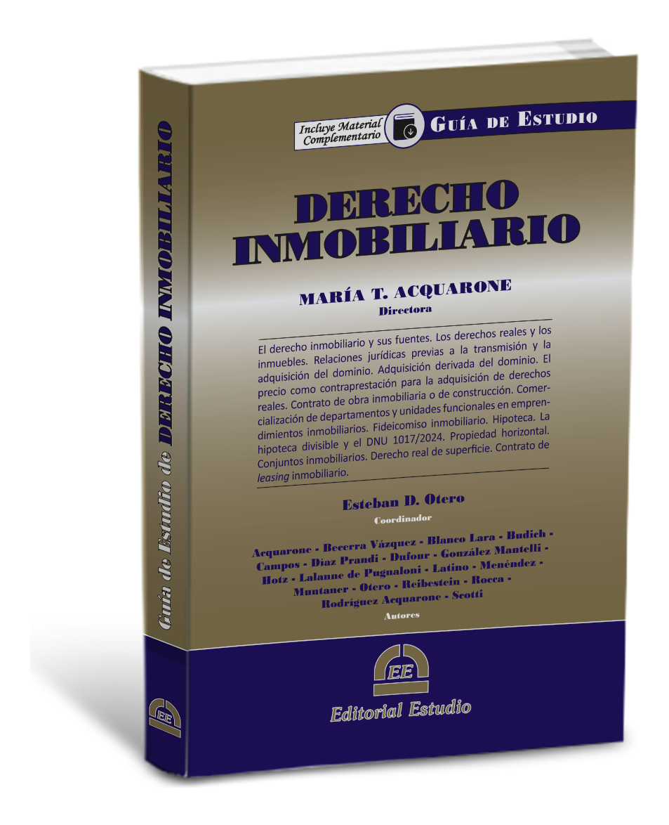 Guía De Estudio Derecho Inmobiliario