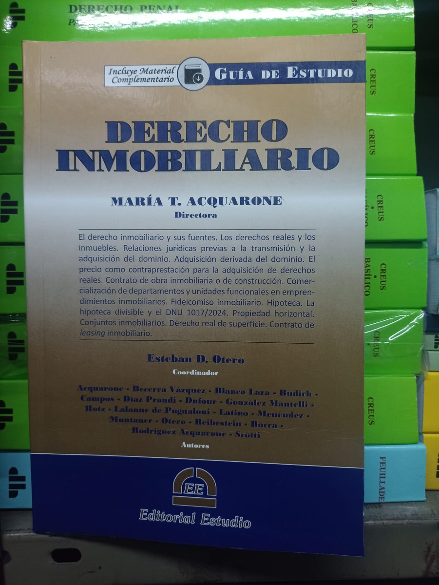 Guia De Estudio Derecho Inmobiliario