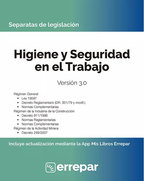 Higiene Y Seguridad En El Trabajo Ley 19587 - Ed 2.9 - 2024, De Errepar - R. Parada., Vol. 22 X 17 Cm. Editorial Errepar, Tapa Blanda En Español, 2025