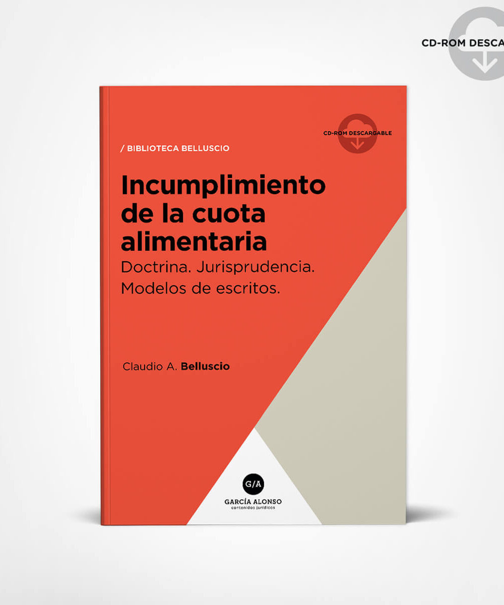 Incumplimiento De La Cuota Alimentaria. Belluscio. Ed. García Alonso