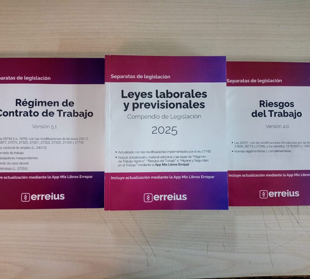 Combo Leyes Laborales + Riesgo De Trabajo + Regimen De Contr