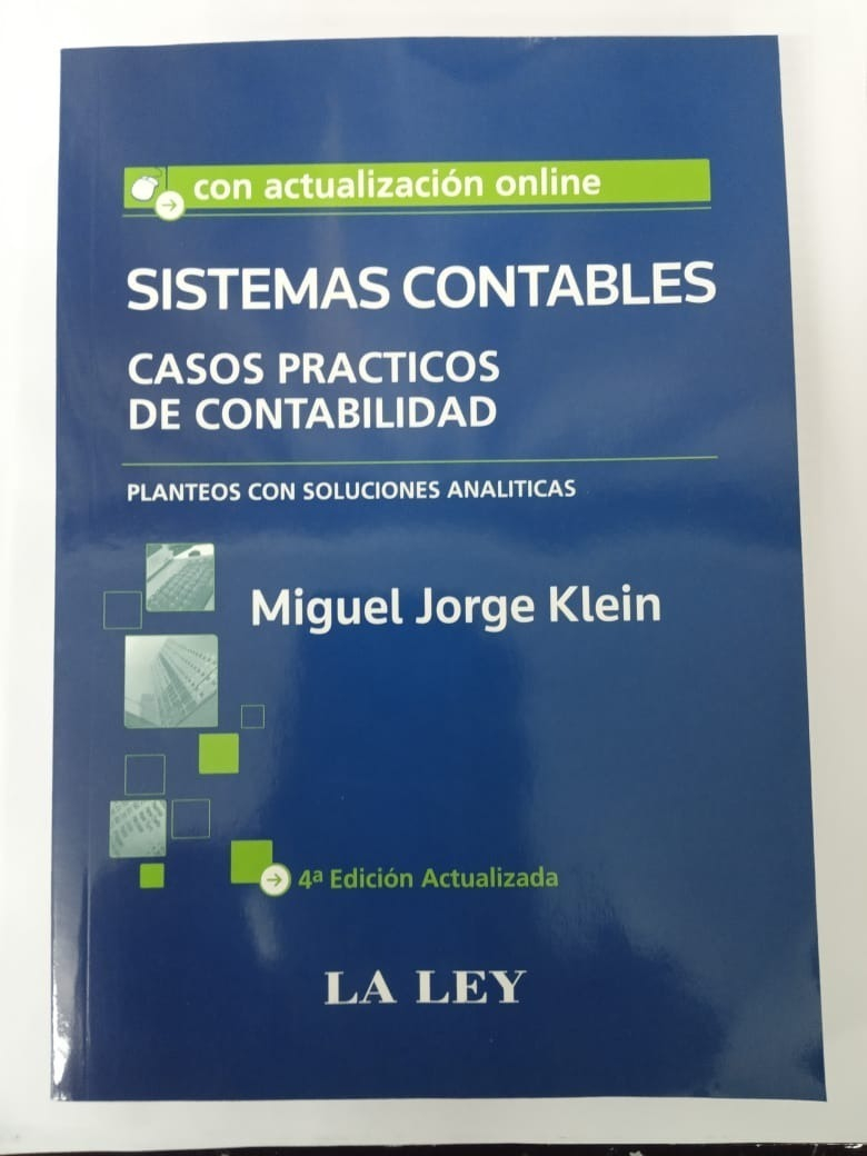 Sistemas Contables, De Miguel Jorge Klein. Editorial La Ley En Español