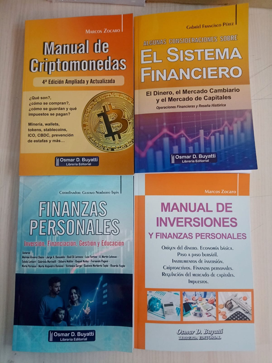 Combo Criptomonedas + Finanzas + Inversiones + Financiero