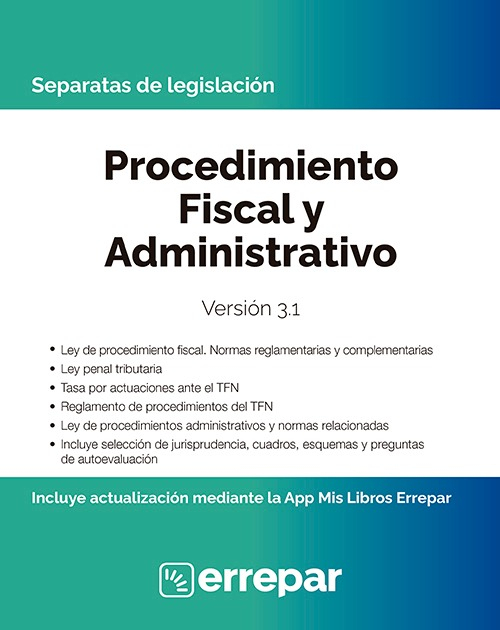 Separata Procedimiento Fiscal Y Administrativo 3.1: Versión 3.1, De Aa.vv. Separatas De Legislación, Vol. 1. Editorial Errepar, Tapa Blanda, Edición 3.1 En Español, 2025