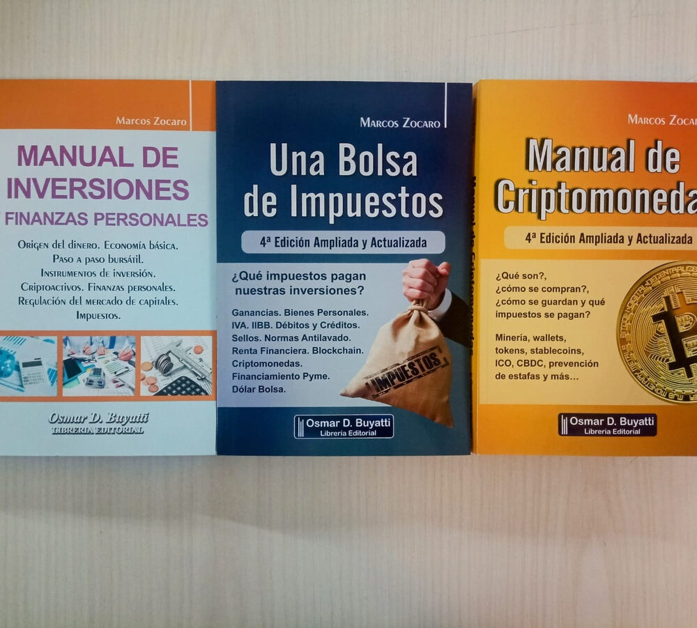 Combo Inversiones + Criptomonedas + Bolsa De Impuestos