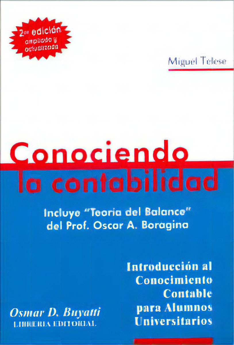 Conociendo La Contabilidad, De Miguel Telese. 9871140404, Vol. 1. Editorial Editorial Intermilenio, Tapa Blanda, Edición 2006 En Español, 2006
