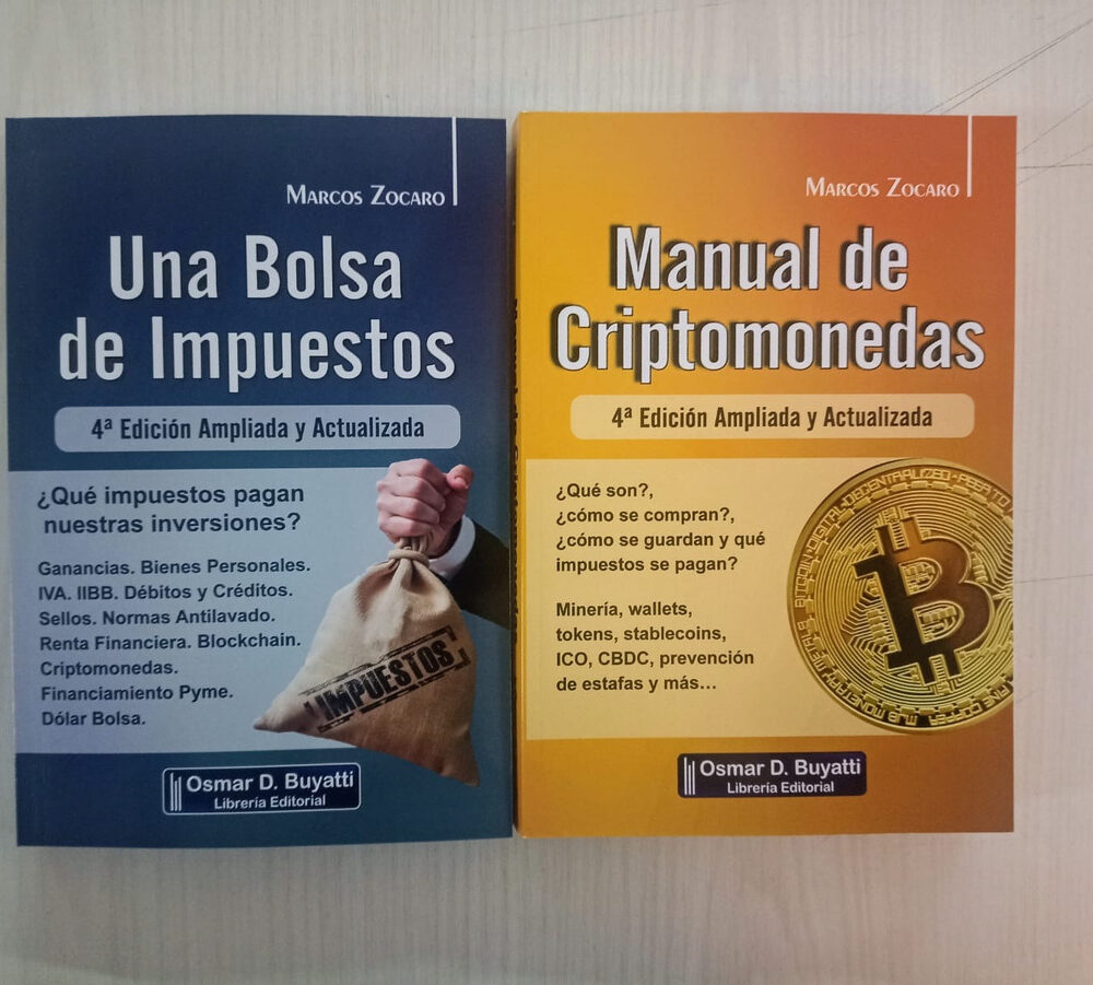 Pack Una Bolsa De Impuesto + Manual De Criptomonedas Zocaro