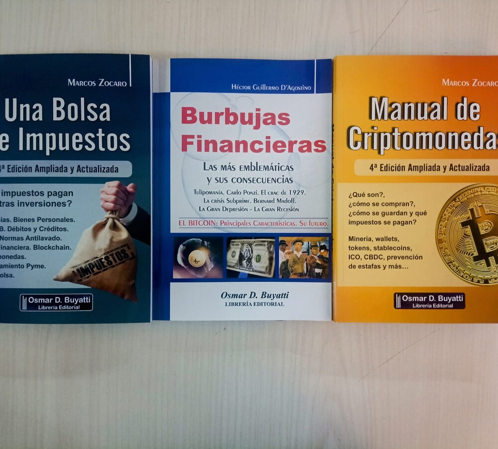 Una Bolsa De Impuesto + Manual Criptomonedas + Burbujas Fin.