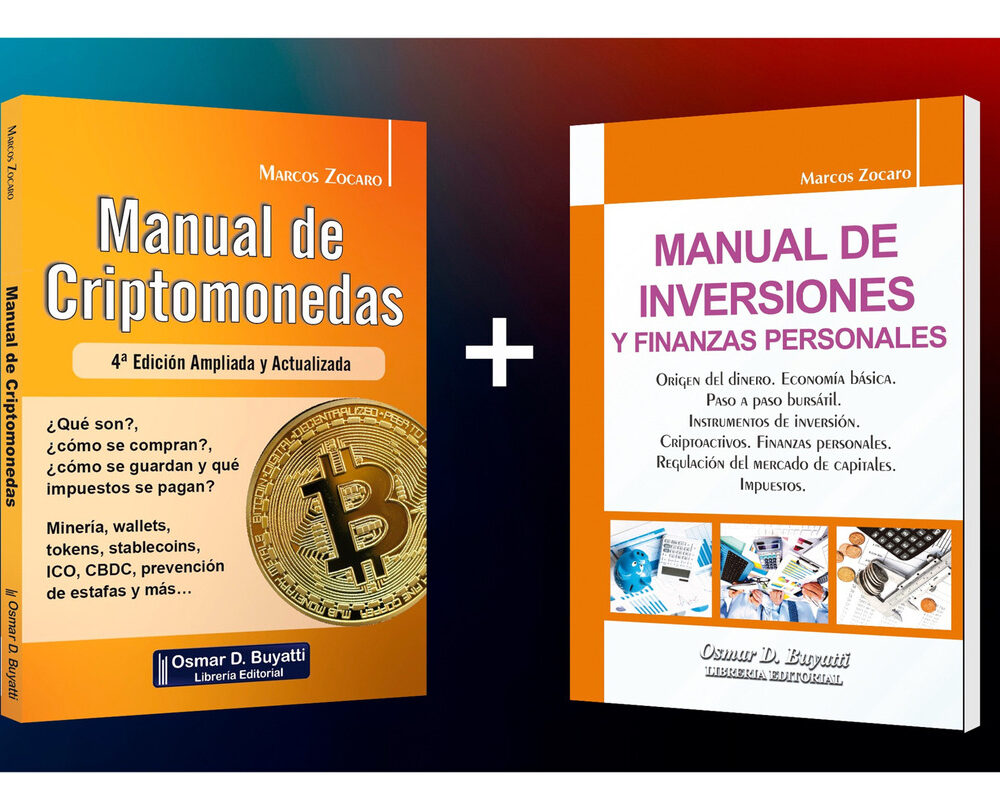 Manual De Criptomonedas + Manual De Inversiones, De Marcos Zocaro. Editorial Buyatti, Tapa Blanda, Edición 4 En Español, 2025