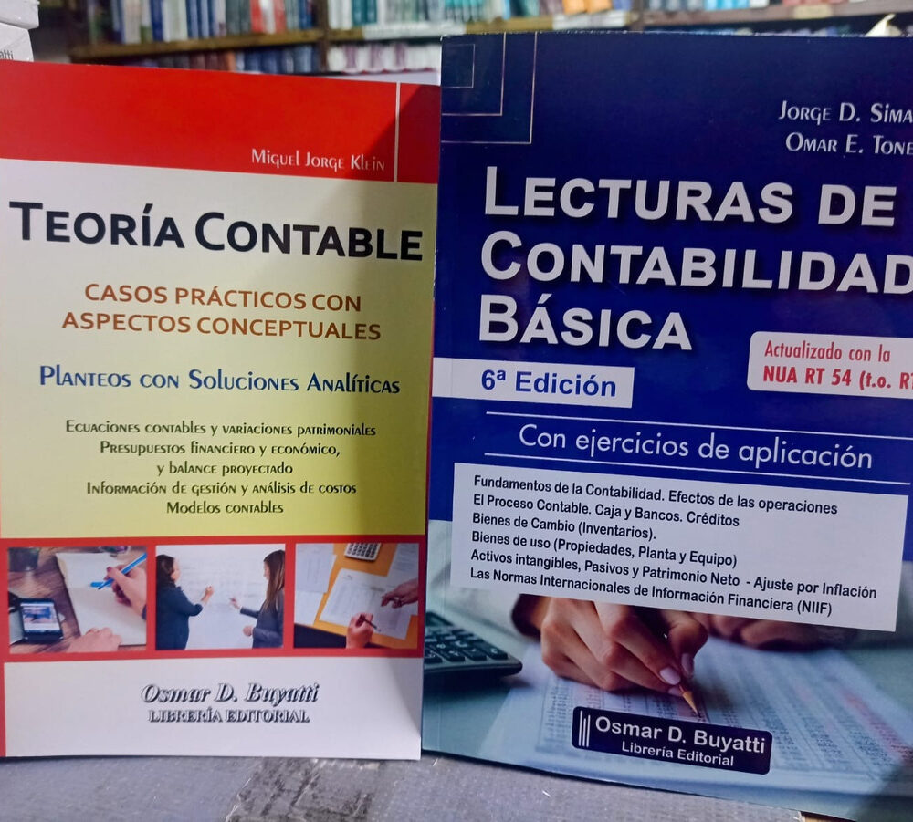 Combo Lecturas De Contabilidad Basica + Teoria Contable