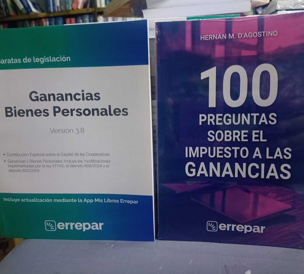 Combo Ganancias Separatas + 100 Preguntas Del Impuesto