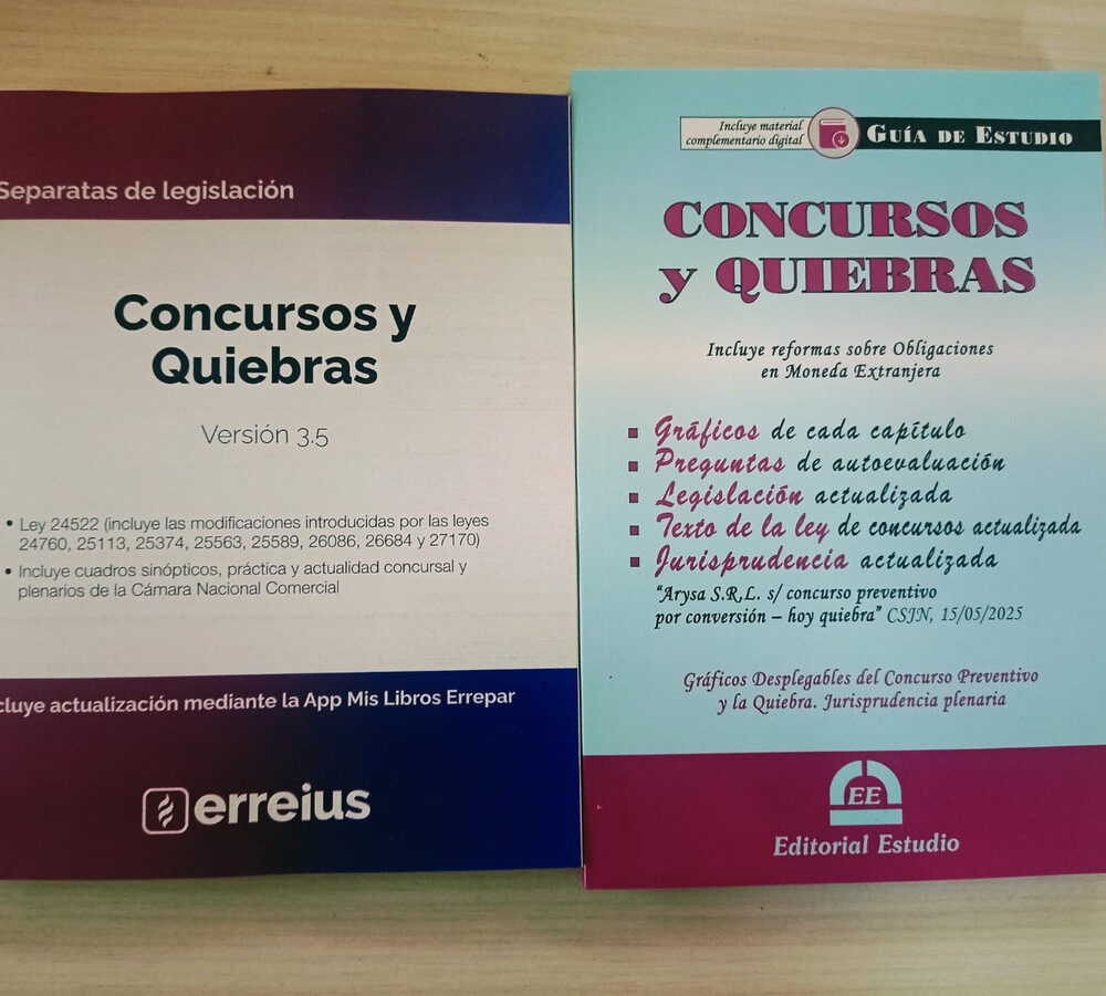 Combo Guia De Estudio Concursos Y Quiebras + Separata