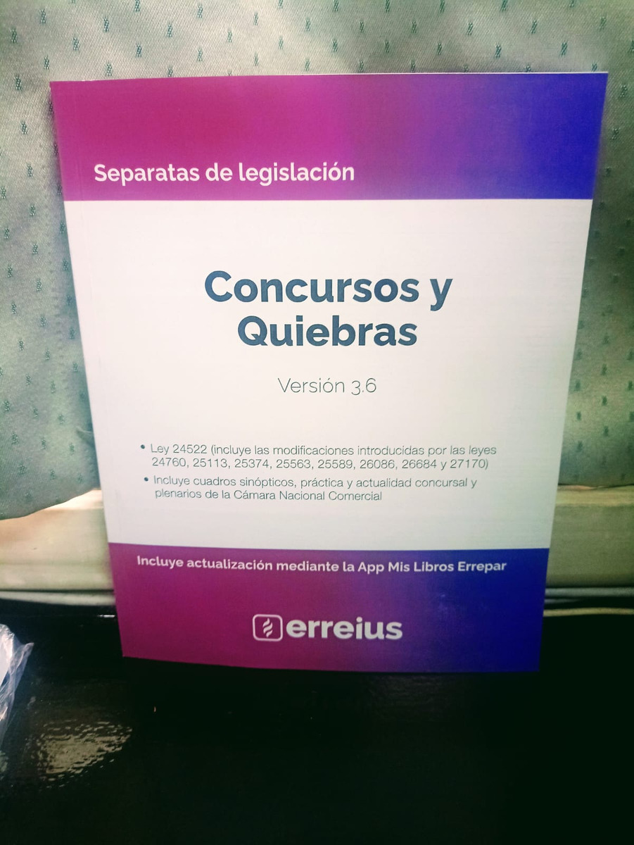 Concursos Y Quiebras Separata Ultima Edicion